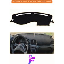 E-BİZ Hyundai Accent Yumurta Kasa (1993-1999) Torpido Örtüsü | Güneşten, Isıdan, Çatlamadan Korur | G4