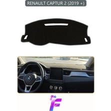 E-BİZ Renault Captur 2 (2019+) Uyumlu  Torpido Örtüsü | Yansıma Önleyici | Koruma | Hızlı Montaj | J50
