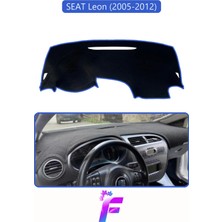 E-BİZ Seat Leon (2005-2012) Uyumlu Torpido Örtüsü | Yansıma Önleyici | Tam Koruma | Hızlı Montaj | K23