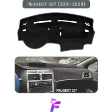 E-BİZ Peugeot 307 (2001-2008) Araca Özel Torpido Örtüsü | Ön Göğüs Kılıfı | Tam Koruma | Oto Aksesuar |T92