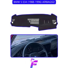 E-BİZ Bmw E34 Airbagsiz (1988-1996) Torpido Örtüsü | Güneşten Korur | Kolay Montaj | Tam Uyum | C95