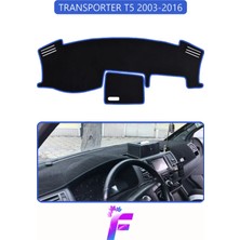E-BİZ Volkswagen T5 (2003-2016) Uyumlu Torpido Örtüsü | Yansıma Önleyici | Tam Koruma | Hızlı Montaj | K65