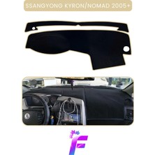 E-BİZ Ssangyong Kyron (2005+) Uyumlu Torpido Örtüsü | Araca Özel Üretim | Kolay Montaj | Kaymaz | A85