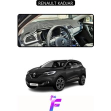E-BİZ Renault Kadjar (2015-2018) Uyumlu Torpido Örtüsü | Yansıma Önleyici | Tam Koruma | Hızlı Montaj |J78