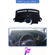 E-BİZ Ford Courier (2020+) Ekranlı Torpido Örtüsü | Güneşten Korur | Kolay Montaj | Tam Uyum | E95