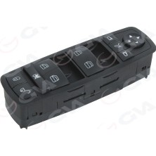 GVA Cam Acma Salterı On Sol Sıyah. Ayna Katlamalı Mercedes W169 W245