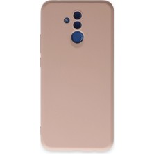 Drop Tedarik Huawei Mate 20 Lite Kılıf Nano Içi Kadife Silikon - Pudra