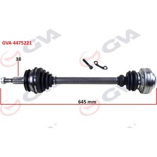GVA Komple Aks Sol Transporter T5 1.9 Tdı 03-11 645MM Axb-Axc