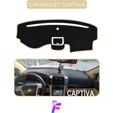 E-BİZ Chevrolet Captiva (2008-2011) Torpido Kılıfı | Yansıma ve Isı Engeller| Kolay Montaj | TA19
