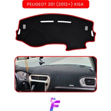 E-BİZ  Peugeot 301 (2012+) Kısa Kasa Uyumlu Torpido Örtüsü | Çatlama ve Isıya Karşı Tam Koruma | T81