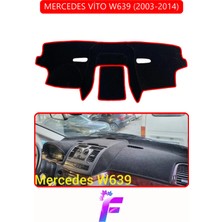 E-BİZ Mercedes Vito (2003-2014) Uyumlu Torpido Örtüsü | Kolay Montaj | Yansıma Önleyici | Koruma | G93