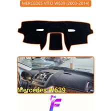 E-BİZ Mercedes Vito (2003-2014) Uyumlu Torpido Örtüsü | Kolay Montaj | Yansıma Önleyici | Koruma | G94