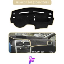 E-BİZ Peugeot 307 (2001-2008) Araca Özel Torpido Örtüsü | Ön Göğüs Kılıfı | Tam Koruma | Oto Aksesuar |T91