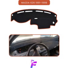 E-BİZ Mazda 626 (1991-1998) Uyumlu Torpido Örtüsü | Araca Özel Üretim | Kolay Montaj | Torpido Kılıf |TD40