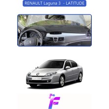 E-BİZ Renault Latıtude Uyumlu Torpido Örtüsü | Yansıma Önleyici | Tam Koruma | Hızlı ve Kolay Montaj | J95