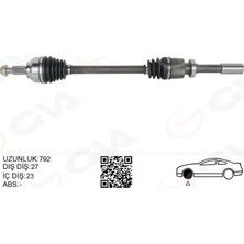 GVA Komple Aks Sag On Renault Laguna Iı Bg0/1 1.6i 16V M-T Jh3 01-07