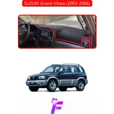 E-BİZ Suzukı Grand Vitara (2003-2006) Uyumlu Torpido Örtüsü | Yansıma Önleyici | Tam Koruma | K45