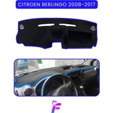 E-BİZ Cıtroen Berlingo (2008-2017) Torpido Örtüsü | Güneşten Korur | Kolay Montaj | Tam Uyum |  TA47