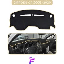 E-BİZ Cıtroen C4 (2005-2020) Uyumlu Ön Göğüs Örtüsü | Yansıma Önleyici | Kolay Montaj | Oto Aksesuar |TA61