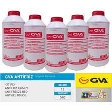 GVA Antifriz 1.5 Lt -37 C Kırmızı Long Life Koli 12 Ad Organık