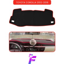 E-BİZ Toyota Corolla (2012-2018) Araca Özel Torpido Örtüsü | Ön Göğüs Kılıfı | Tam Koruma | Tam Uyum | B39