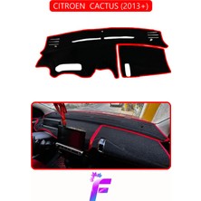 E-BİZ Cıtroen Cactus (2013+) Uyumlu Torpido Örtüsü | Hızlı  Montaj | Kaymaz Tasarım | Tam Uyum | D81