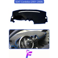 E-BİZ Seat Cordoba (2001-2008) Uyumlu Torpido Örtüsü | Yansıma Önleyici | Tam Koruma | Hızlı Montaj | K11