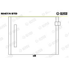 Glyco Eksantrık Yatak Vag 76.5mm Any