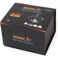 Colezium Boruit T6 Kafa Feneri 5000 Lumens 3xcree Xm-T6+2r5 Lamba LED Kamp Lambası