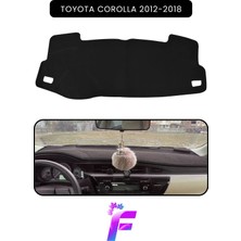E-BİZ Toyota Corolla (2012-2018) Araca Özel Torpido Örtüsü | Ön Göğüs Kılıfı | Tam Koruma | Tam Uyum | B42