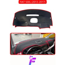 E-BİZ Fıat 500L (2013-2017) Uyumlu Torpido Örtüsü | Çatlama ve Isıya Karşı Tam Koruma | Oto Aksesuar | E39