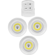 Colezium Uzaktan Kumandalı Yapışkanlı LED Spot Lamba WT-364
