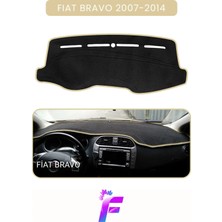 E-BİZ Fıat Bravo (2007-2014) Araca Özel Torpido Örtüsü | Ön Göğüs Kılıfı | Tam Koruma | Oto Aksesuar | E25