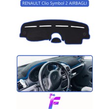 E-BİZ Renault Symbol 2 Uyumlu Torpido Örtüsü | Yansıma Önleyici | Tam Koruma | Kolay ve Hızlı Montaj | J71
