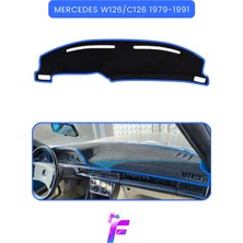 E-BİZ Mercedes W126 (1976-1985) Uyumlu Ön Göğüs Koruma | Hızlı ve Kolay Montaj | Kaymaz Tasarım | TD59