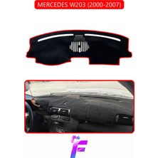 E-BİZ Mercedes W203 (2000-2007) Uyumlu Torpido Örtüsü | Yansıma Önleyici | Kolay Montaj | Tam Koruma | H21