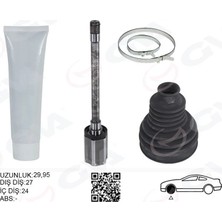 GVA Aks Mılı Ön Iç Sağ Bmw F10 F12 F13 F06 Xdrıve Sanzıman Tarafı Uzunluk-> 485MM