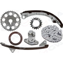 GVA Eksantrik Zincir Seti Toyota Corolla 1.4l 1.6l 4zz-Fe 3zz-Fe ZZE111 ZZE112 ZZE120 ZZE121 Vvti 01-06 / Avensıs 1.6l 3zzfe Vvti ZZT250 03-08 7 Parça