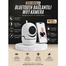 Wisipi Gece Görüşlü Bebek Kamerası  Telefondan Canlı Takip Özellikli - 9504-4021