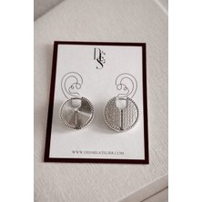 Deesse Latelier SILVER TAŞLI ROUE DE PARIS KÜPE