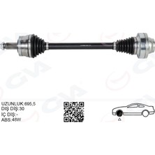 GVA Komple Aks Arka Sağ/sol Range Rover 3 Vogue L322 02>12 692MM