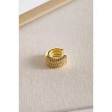 Deesse Latelier GOLD TAŞ DETAY STRIA EAR CUFF