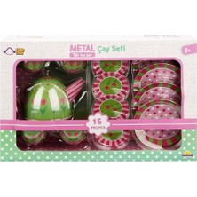 Colezium 02169 Metal Oyuncak Çay Takımı 15 Parça -Sunman