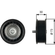 Gates Kayıs Gergı Rulmanı Mercedes W204 W205 C218 W212 C207 W221 W222