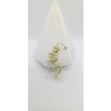 Gold Renk Marka Model Çoklu Görünüm Earcuff