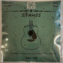 Strauss SAS-910 0.11 Akustik Gitar Takım Tel