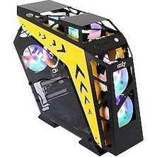 İzoly Izoly Cyberpunk AX7 6 Fanlı ATX Oyuncu Kasası