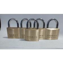 Doras Kilit Ersa Doras 40 Mm 5 li Sarı Pas Sistem Asma Kilit