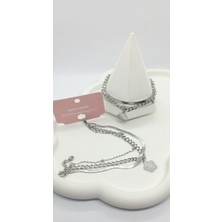 Üçlü Görünüm Silver Bileklik