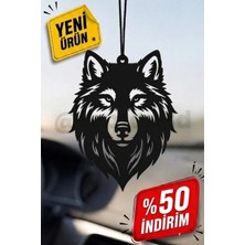 Toptan3D Kurt Dikiz Aynası Süsü, Araba Süsü, Kurt Ayna Süsü - Eşe, Dosta, Sevgiliye Araba Hediyesi
